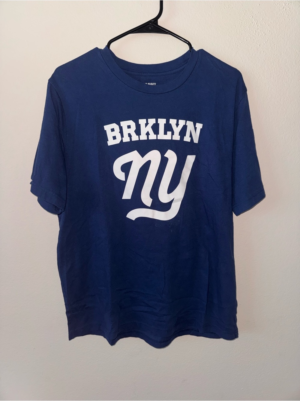 Old Navy Navy Blue BRKLYN NY Graphic Tee